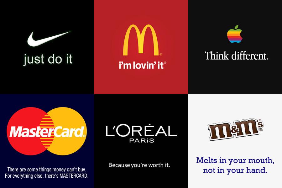 taglines of famous brands